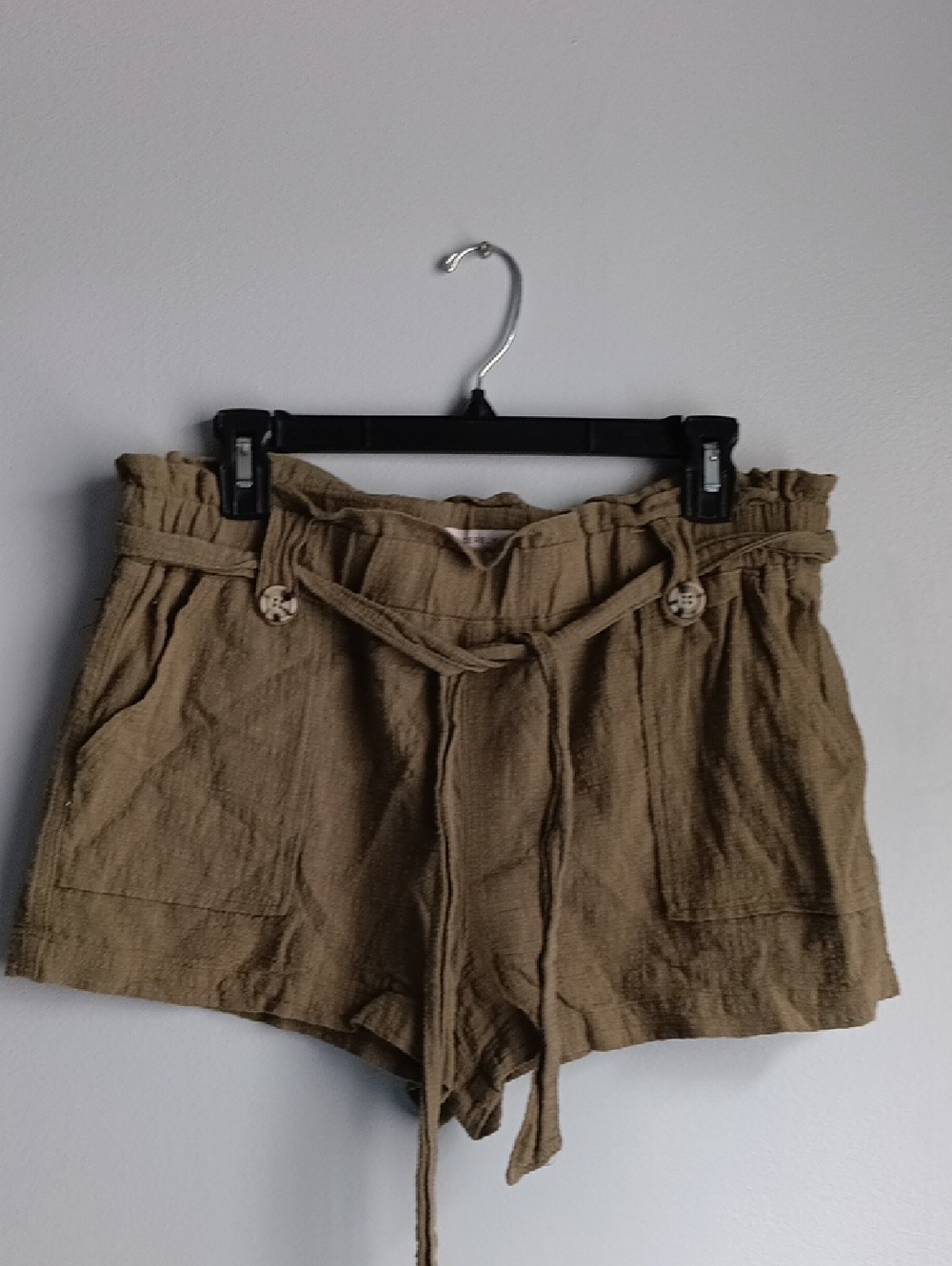 Sincerely Jules Short Cotton Shorts Color Green Khaki
